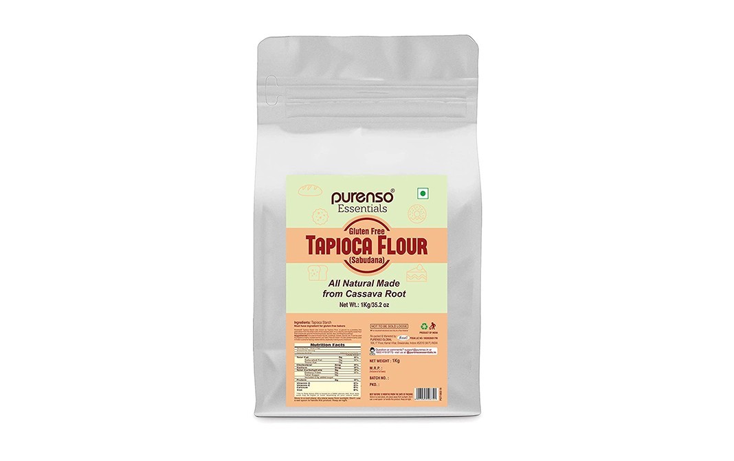 Purenso Essentials Tapioca Flour    Pack  1 kilogram